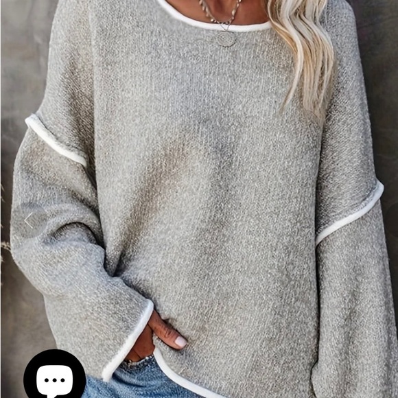 MsDressly Size XL Women’s Sweater with Fringe accent NWOT. - Picture 8 of 8